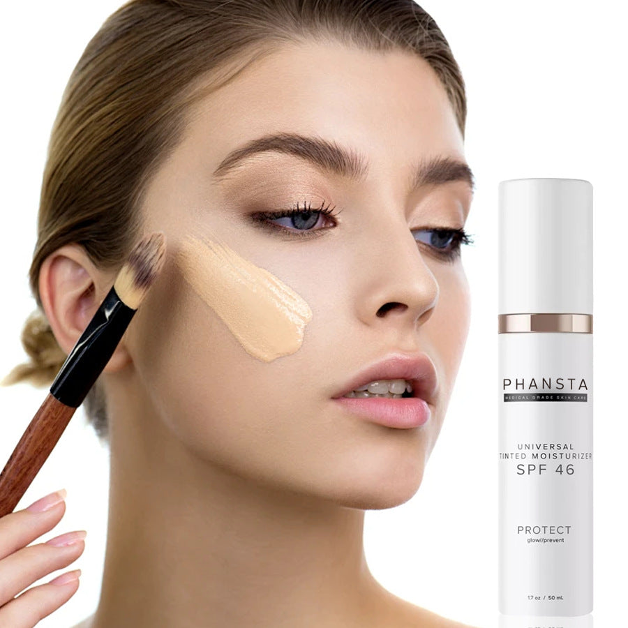 Anti-aging Moisturizing Cream One-piece Light Color Face Sunscreen
