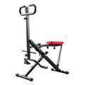 Squat Machine, Deep Squat Rowing Machine For Home, Easy Setup & Foldable Exercise Equipment, Glute Trainer Machine With 3 High-Strength Resistance Bands, Glutes & Leg Home Workout Machine, Black